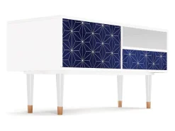 Mueble de TV - 115х59х48 cm - T3 - Milky Way, Branco^ Móvel De Tv
