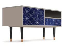 New Mueble de TV - 115х59х48 cm - T3 - Milky Way, Areia Bege