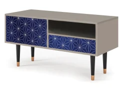 New Mueble de TV - 115х59х48 cm - T3 - Milky Way, Areia Bege