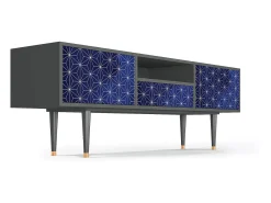 Mueble de TV - 170х59х41 cm - T6 - Milky Way, Antracite Cinza antracite