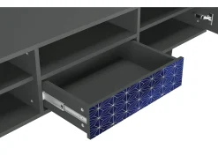 Mueble de TV - 170х59х41 cm - T6 - Milky Way, Antracite Cinza antracite