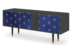 Móvel De Tv| Mueble de TV - 170х69х48 cm - T1 - Milky Way, Antracite Cinza antracite