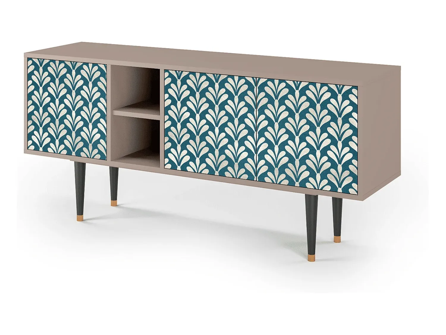 Móvel De Tv| Mueble de TV - 150х69х41 cm - T5 - Milky Tears, Latte Bege