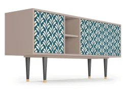 Móvel De Tv| Mueble de TV - 150х69х41 cm - T5 - Milky Tears, Latte Bege