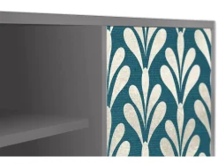 Mueble de TV - 170х69х48 cm - T2 - Milky Tears, Cinza^ Móvel De Tv