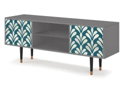 Mueble de TV - 170х69х48 cm - T2 - Milky Tears, Cinza^ Móvel De Tv