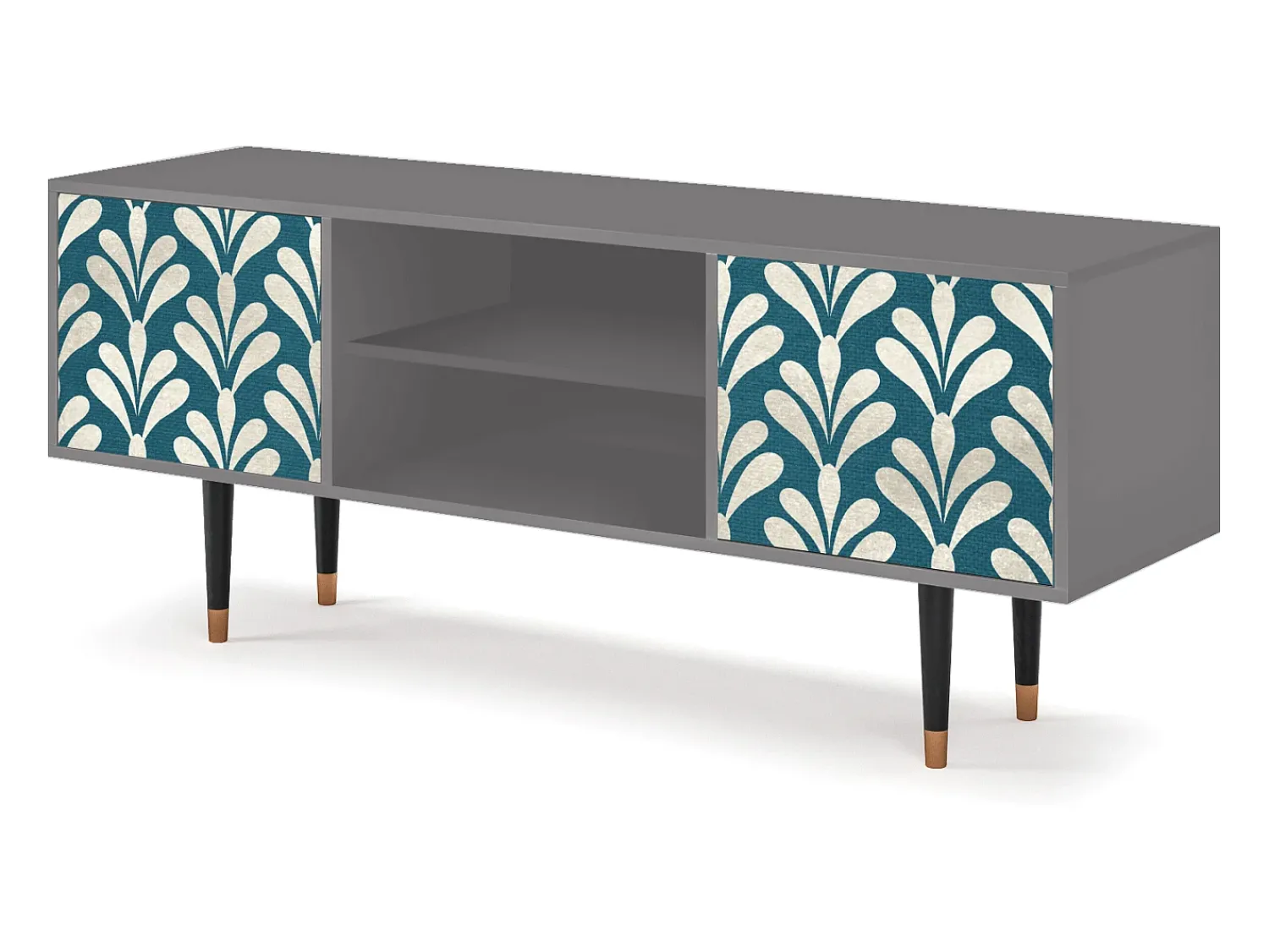 Mueble de TV - 170х69х48 cm - T2 - Milky Tears, Cinza^ Móvel De Tv