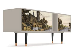 Best Mueble de TV - 170х69х48 cm - T1 - Mill along a River, Areia Bege