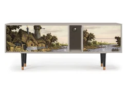 Best Mueble de TV - 170х69х48 cm - T1 - Mill along a River, Areia Bege