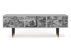 Online Mueble de TV - 170х59х48 cm - T4 - Milites Requiescentes, Cinza Cinzento