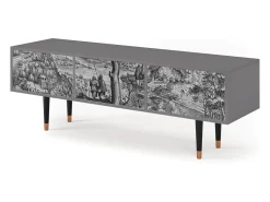 Online Mueble de TV - 170х59х48 cm - T4 - Milites Requiescentes, Cinza Cinzento