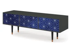 Móvel De Tv* Mueble de TV - 170х59х48 cm - T4 - Milky Way, Antracite Cinza antracite