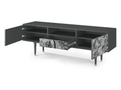 Mueble de TV - 170х59х41 cm - T6 - Milites Requiescentes, Antracite^ Móvel De Tv