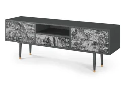 Mueble de TV - 170х59х41 cm - T6 - Milites Requiescentes, Antracite^ Móvel De Tv
