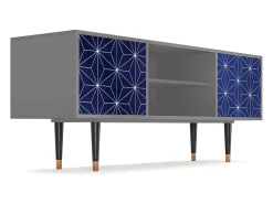Clearance Mueble de TV - 170х69х48 cm - T2 - Milky Way, Cinza Cinzento