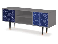 Clearance Mueble de TV - 170х69х48 cm - T2 - Milky Way, Cinza Cinzento
