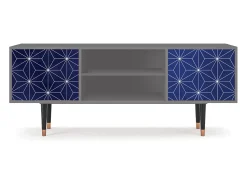 Clearance Mueble de TV - 170х69х48 cm - T2 - Milky Way, Cinza Cinzento