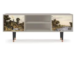 Mueble de TV - 170х69х48 cm - T2 - Mill along a River, Areia^ Móvel De Tv