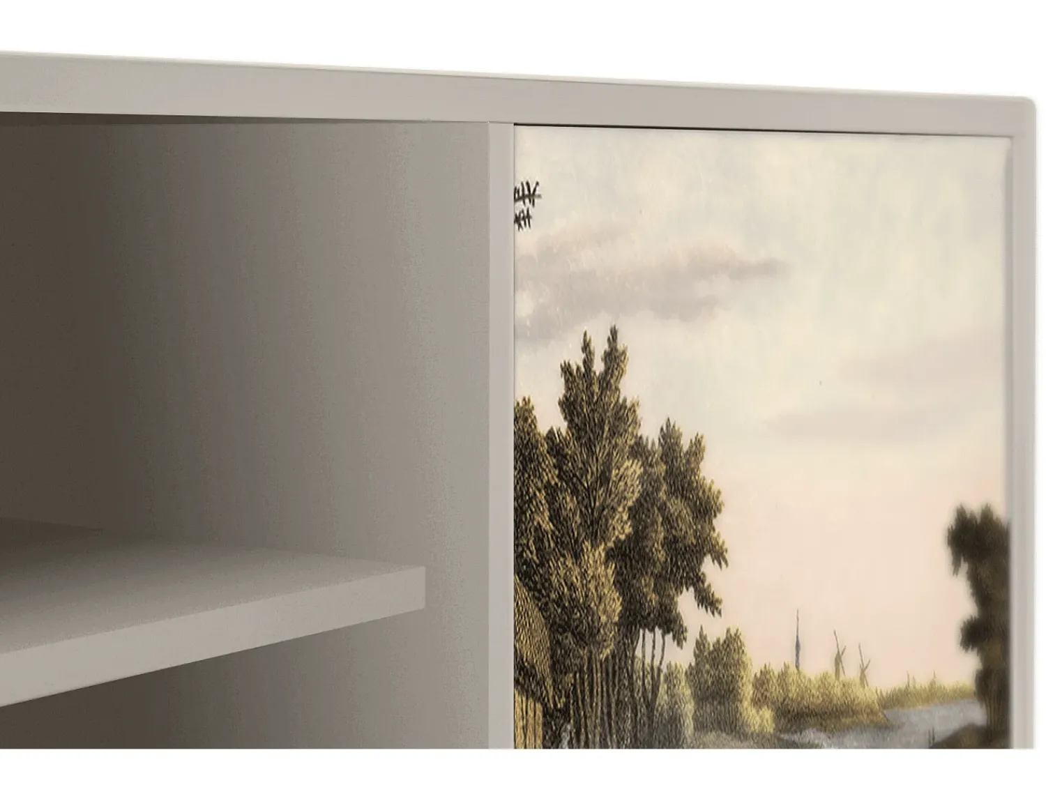 Mueble de TV - 170х69х48 cm - T2 - Mill along a River, Areia^ Móvel De Tv