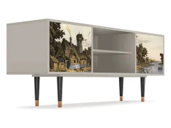 Mueble de TV - 170х69х48 cm - T2 - Mill along a River, Areia^ Móvel De Tv