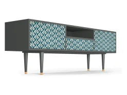 Mueble de TV - 170х59х41 cm - T6 - Milky Tears, Antracite^ Móvel De Tv