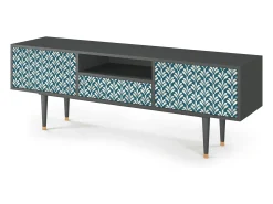Mueble de TV - 170х59х41 cm - T6 - Milky Tears, Antracite^ Móvel De Tv