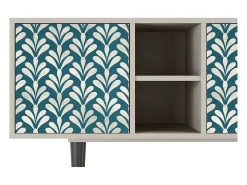 Móvel De Tv| Mueble de TV - 150х69х41 cm - T5 - Milky Tears, Areia Bege