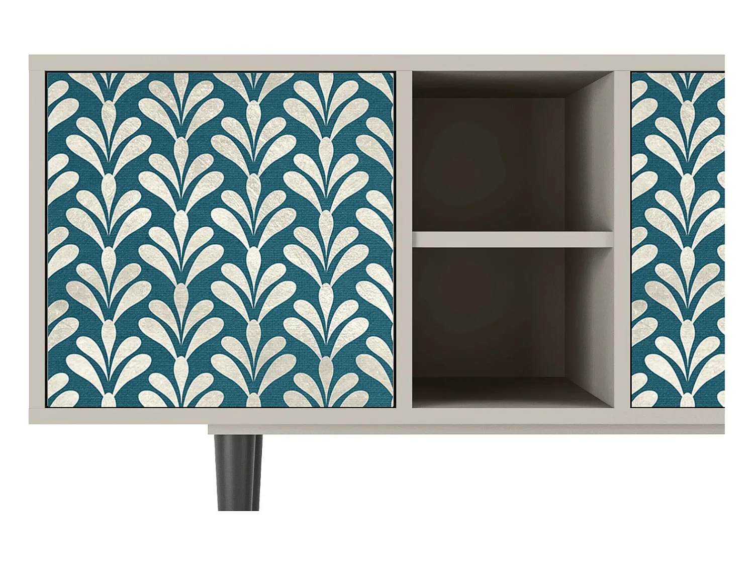 Móvel De Tv| Mueble de TV - 150х69х41 cm - T5 - Milky Tears, Areia Bege