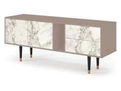 Mueble de TV - 170х69х48 cm - T1 - Milk Marble, Latte^ Móvel De Tv