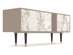 Mueble de TV - 170х69х48 cm - T1 - Milk Marble, Latte^ Móvel De Tv
