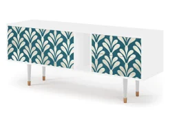 Móvel De Tv| Mueble de TV - 170х69х48 cm - T1 - Milky Tears, Branco Bege