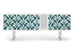 Móvel De Tv| Mueble de TV - 170х69х48 cm - T1 - Milky Tears, Branco Bege