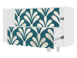 Móvel De Tv| Mueble de TV - 170х69х48 cm - T1 - Milky Tears, Branco Bege