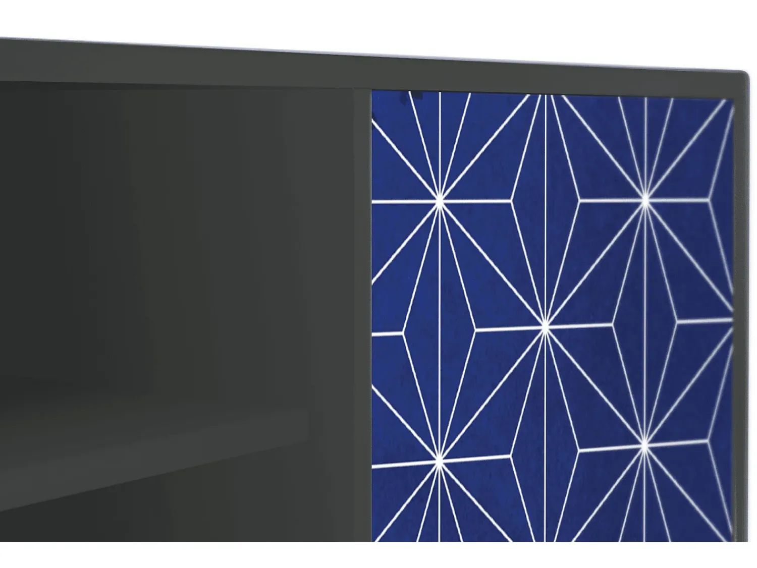 Móvel De Tv* Mueble de TV - 170х69х48 cm - T2 - Milky Way, Antracite Cinza antracite