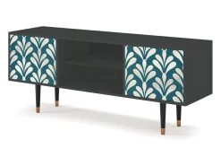 Mueble de TV - 170х69х48 cm - T2 - Milky Tears, Antracite^ Móvel De Tv