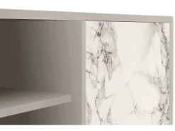 Mueble de TV - 170х69х48 cm - T2 - Milk Marble, Areia^ Móvel De Tv