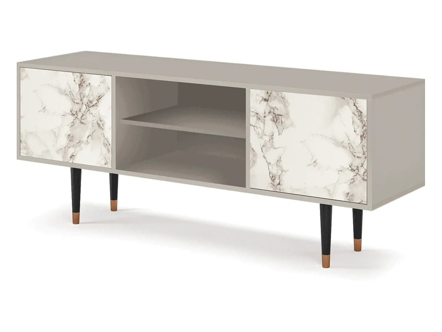 Mueble de TV - 170х69х48 cm - T2 - Milk Marble, Areia^ Móvel De Tv