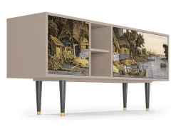Clearance Mueble de TV - 150х69х41 cm - T5 - Mill along a River, Latte Bege