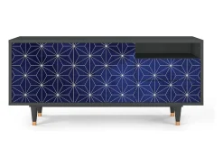 Mueble de TV - 125х56х41 cm - T7 - Milky Way, Antracite^ Móvel De Tv