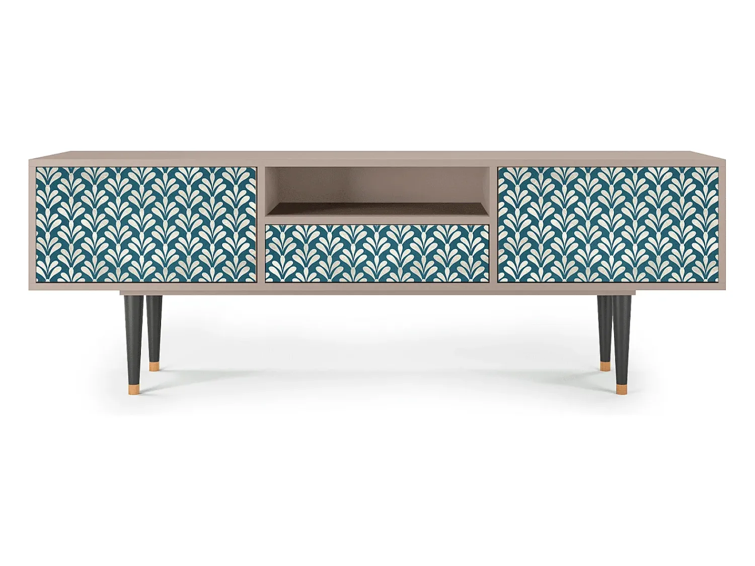 Móvel De Tv| Mueble de TV - 170х59х41 cm - T6 - Milky Tears, Latte Bege