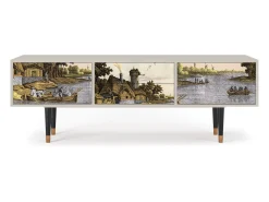 Discount Mueble de TV - 170х59х48 cm - T4 - Mill along a River, Areia Bege