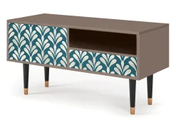 Mueble de TV - 115х59х48 cm - T3 - Milky Tears, Latte^ Móvel De Tv