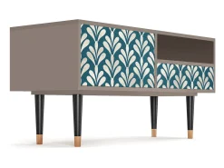 Mueble de TV - 115х59х48 cm - T3 - Milky Tears, Latte^ Móvel De Tv