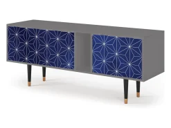 Móvel De Tv* Mueble de TV - 170х69х48 cm - T1 - Milky Way, Cinza Cinzento