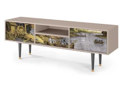 New Mueble de TV - 170х59х41 cm - T6 - Mill along a River, Areia Bege