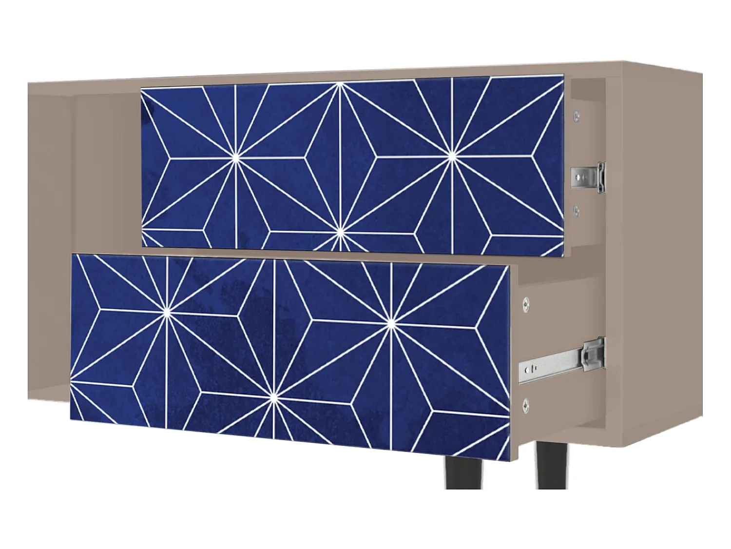 Móvel De Tv* Mueble de TV - 170х69х48 cm - T1 - Milky Way, Latte Bege
