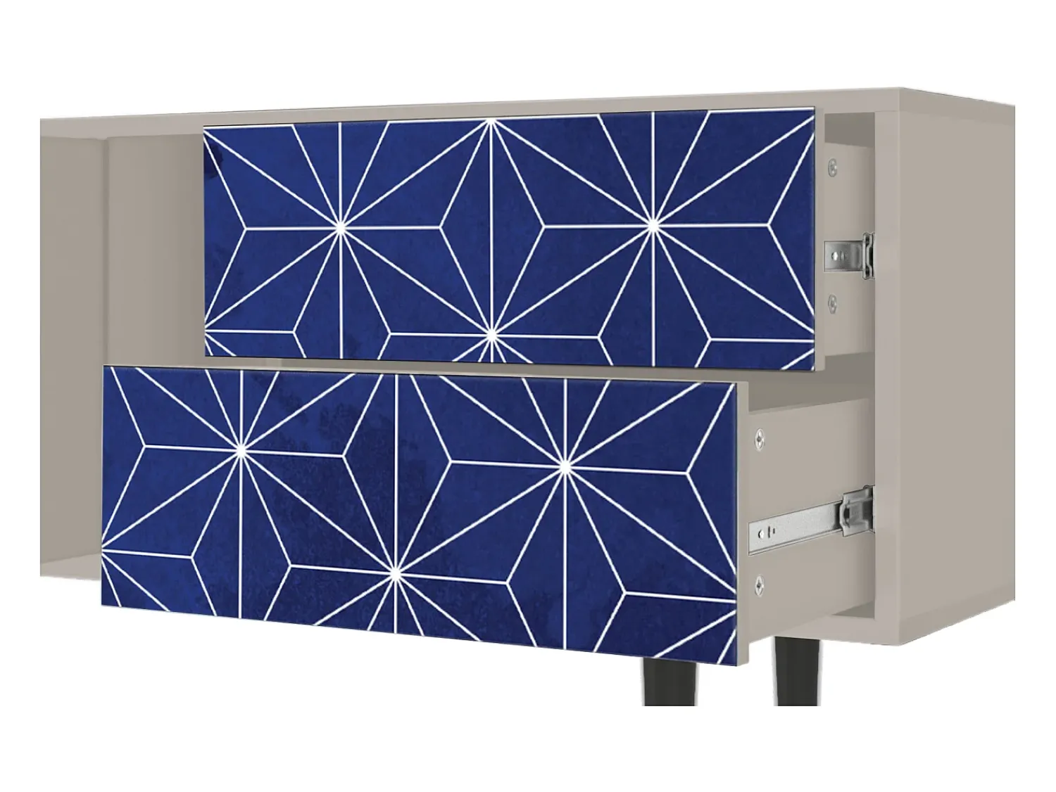 Móvel De Tv| Mueble de TV - 170х69х48 cm - T1 - Milky Way, Areia Bege
