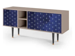 New Mueble de TV - 150х69х41 cm - T5 - Milky Way, Latte Bege