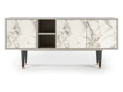 Sale Mueble de TV - 150х69х41 cm - T5 - Milk Marble, Areia Bege