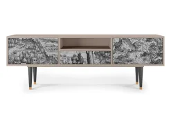 Móvel De Tv| Mueble de TV - 170х59х41 cm - T6 - Milites Requiescentes, Latte Bege